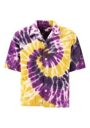 SOUTH2 WEST8 tie-dye swirl shirt - Purple