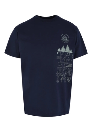 Mauna Kea explorer graphic T-shirt - Blue