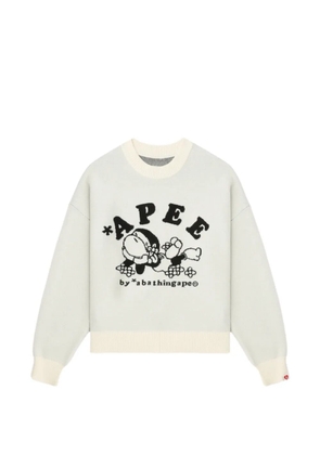 APEE™ by *A BATHING APE® Lisa crew-neck sweater - Neutrals