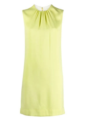 Lanvin round-neck sleeveless minidress - Yellow