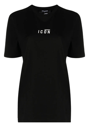 DSQUARED2 logo-print cotton T-shirt - Black