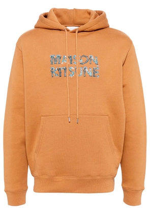 Maison Kitsuné Wooland Alphabet Comfort hoodie - Orange