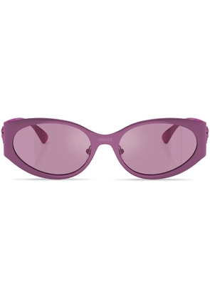 Versace Eyewear Medusa oval-frame sunglasses - Pink