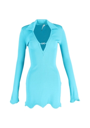 MACH & MACH embellished mini dress - Blue