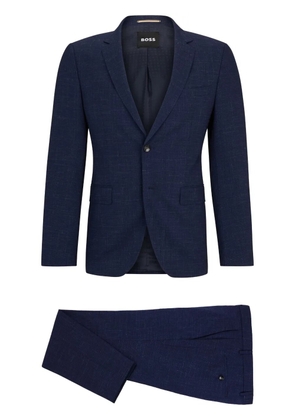 BOSS single-breasted suit - Blue