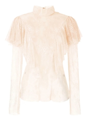 Philosophy Di Lorenzo Serafini ruffle-detail lace blouse - Pink