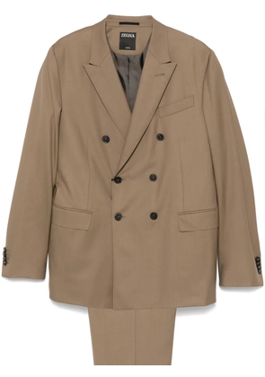 Zegna double-breasted suit - Neutrals
