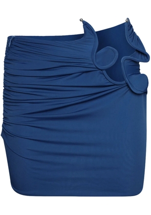 Christopher Esber Venus cut-out miniskirt - Blue