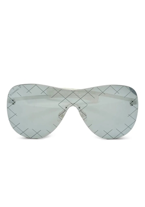 CHANEL Pre-Owned 71158 Runaway Shield sunglasses - Grey