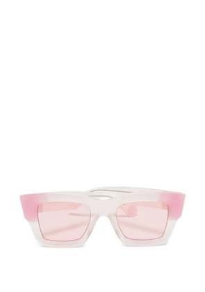 Jacquemus Pre-Owned two-tone square sunglasses - Pink