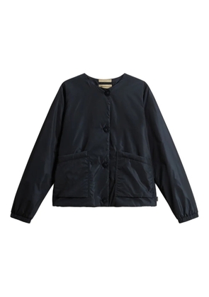 Woolrich button-fastening elasticated jacket - Blue