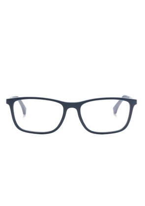 Emporio Armani rectangle-frame glasses - Blue