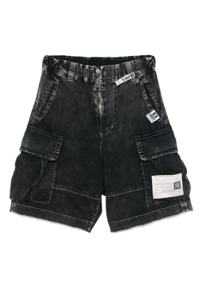 Maison MIHARA YASUHIRO denim cargo shorts - Black