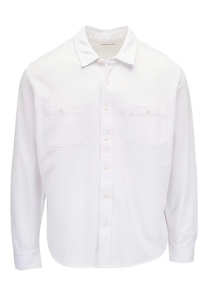 FAHERTY chest-pocket shirt - White