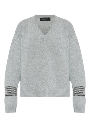 Fabiana Filippi V-neck sweater - Grey