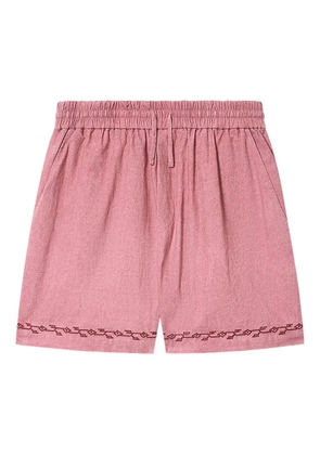 MARANT Zilan embroidered shorts - Pink
