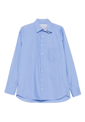 Kolor button-down poplin shirt - Blue