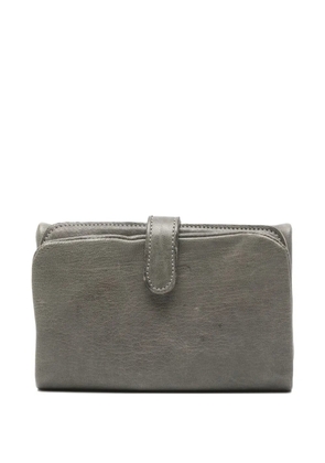 SOMMET leather flap wallet - Grey