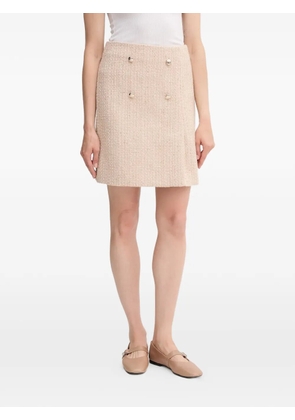 Joop! Saida tweed mini skirt - Neutrals