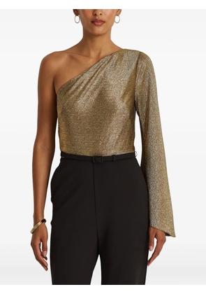 Polo Ralph Lauren one-shoulder belted jumpsuit - Black