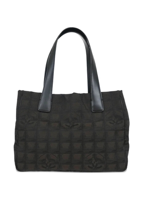 CHANEL Pre-Owned 2005 Jacquard Travel Line tote bag - Brown