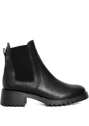 Sarah Chofakian Mirre block-heel boots - Black