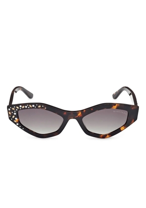 GUESS EYEWEAR cat-eye sunglasses - Brown