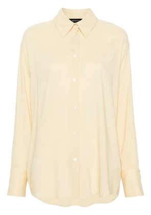 Fabiana Filippi button-up crepe shirt - Yellow