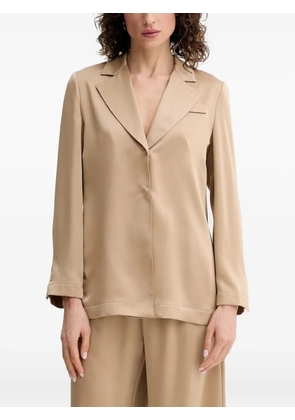 SIMONA CORSELLINI belted jacket - Brown