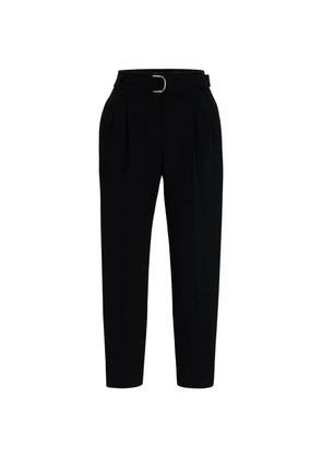 BOSS pleated-detail trousers - Black