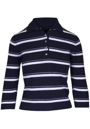 Vince striped polo jumper - Blue
