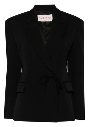 Valentino Garavani bow-embellished blazer - Black