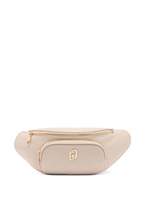 LIU JO medium logo-plaque belt bag - Neutrals