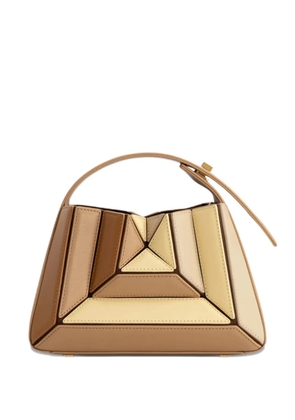 Mlouye Sera Mia geometric tote bag - Neutrals