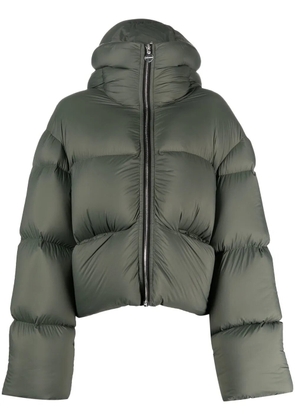 Ienki Ienki Kenny cropped padded jacket - Green
