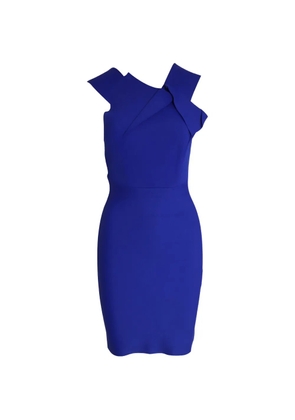 Rm By Roland Mouret asymmetric fitted dress - Blue