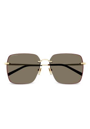 Gucci Eyewear GG1955SA square-frame sunglasses - Gold