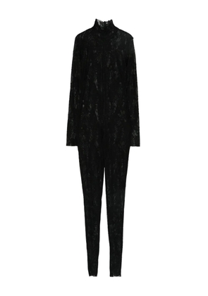 Norma Kamali Tuta high-neck catsuit - Black