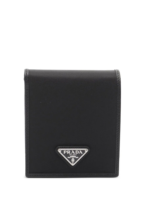 Prada Pre-Owned 2013-2025 Tessuto Bifold Wallet small wallets - Black