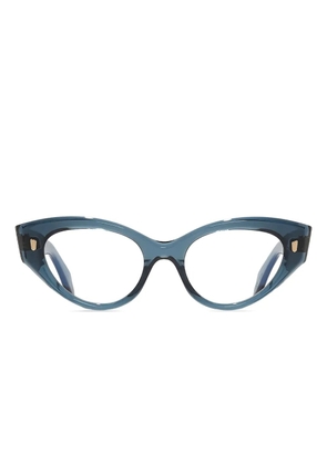 Cutler & Gross cat-eye frame glasses - Blue