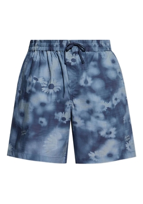 Maison Kitsuné cotton shorts - Blue
