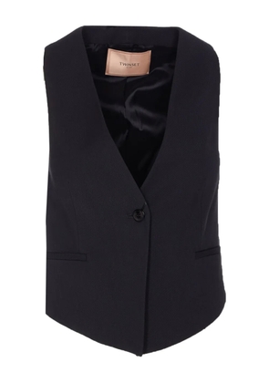 TWINSET V-neck buttoned waistcoat - Black