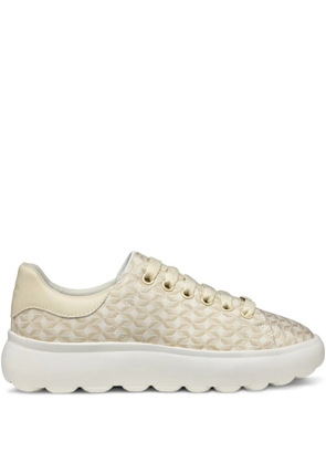 Geox Spherica patterned platform sneakers - Neutrals