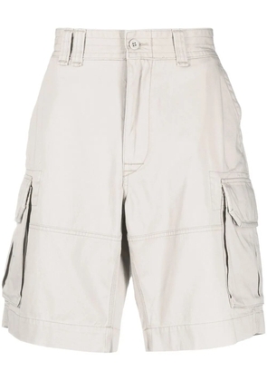 Polo Ralph Lauren logo-patch cotton cargo shorts - Neutrals