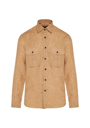 Brioni linen shirt - Neutrals