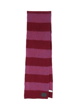 Paul Smith Striped Scarf - Red
