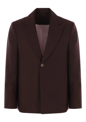 Séfr single-breasted blazer - Brown