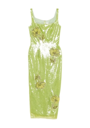 Huishan Zhang Marilyn midi dress - Green
