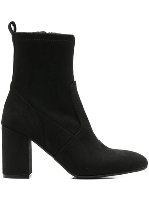 Carmens suede block-heel boots - Black