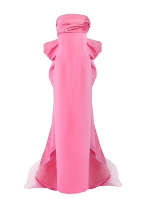 Carolina Herrera bow-detail maxi dress - Pink